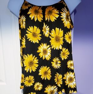 Sunflower tank top